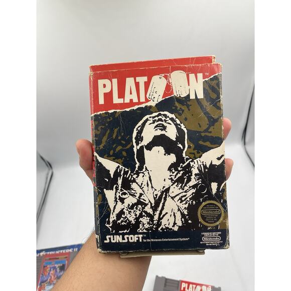 Platoon (Nintendo Entertainment System NES) Authentic CIB Complete - Picture 14 of 14